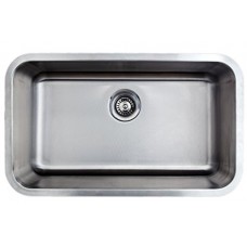 Wells Sinkware CMU3018-9 Craftsmen Series Stainless Steel Kitchen Sink  29-7/8 (L) x 18-1/16 (W) x 9 (D)"  Brushed Matte Finish - B006GSI2GY